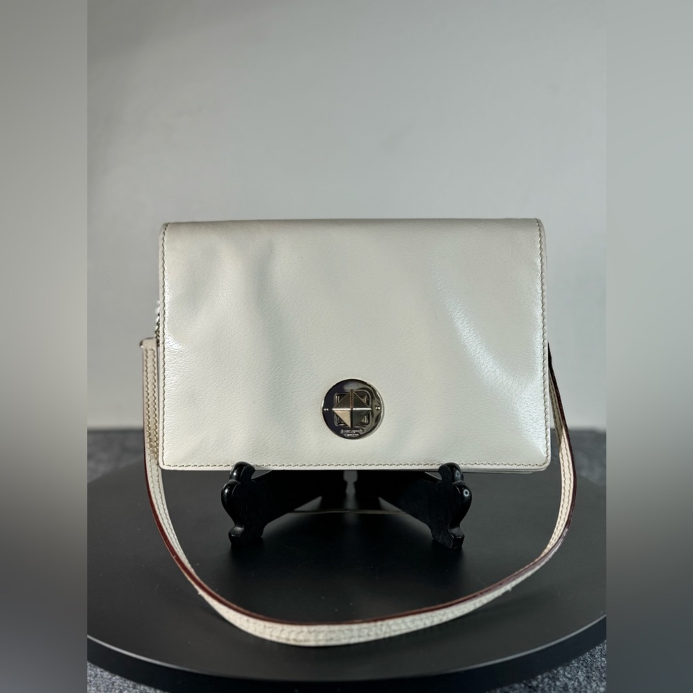 KATE SPADE NY Ivory Leather shoulder bag crossbody bag purse